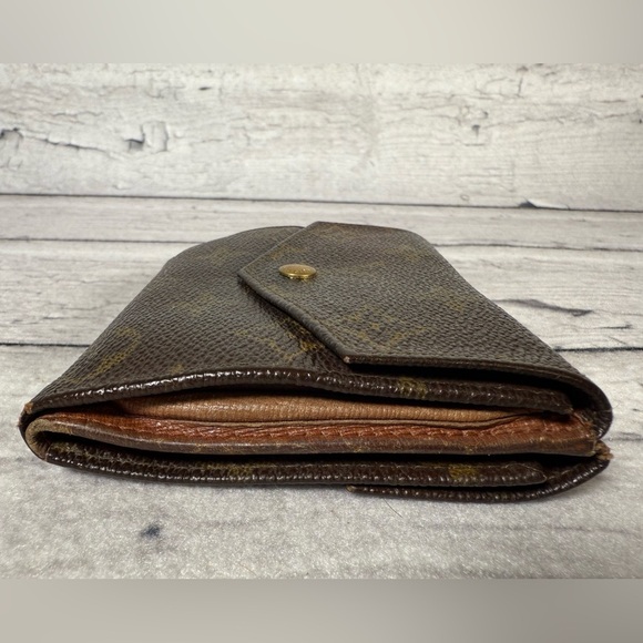Louis Vuitton Portefeiulle Elise Trifold Wallet Monogram Canvas Leather - Picture 4 of 14